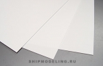 Ассортимент из 3х листов пластика толщиной 0,25; 0,50 и 1 мм, размер 15х30 см
