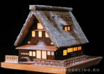 YUKI-NO-GASSHO, дом с подсветкой