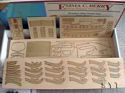 Деревянный корабль для сборки Emma Berry