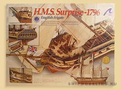 HMS Surprise масштаб 1:48