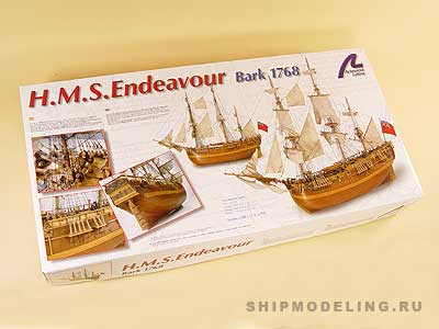 HMS Endeavour масштаб 1:60