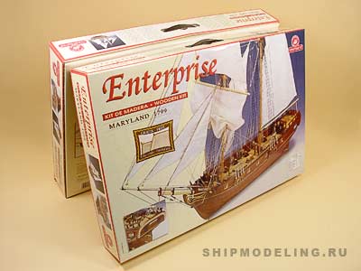 HMS Enterprise масштаб 1:51