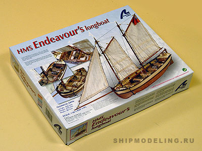HMS Endeavour шлюпка масштаб 1:50
