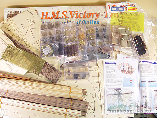 HMS Victory масштаб 1:84