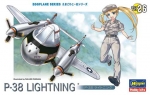 60136 Конвертоплан EGG PLANE P-38 LIGHTNING (HASEGAWA)