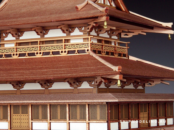 Храм Horyu-ji масштаб 1:150