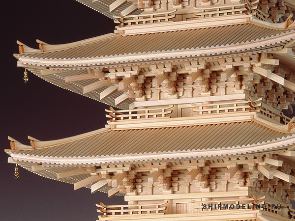 5-ти Ярусная Пагода Kofuku-ji масштаб 1:75