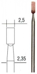 Шлифовальные насадки, цилиндр 2,5 мм, 5 шт