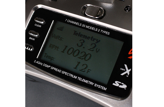6-ch компьютеризированная аппаратура управления Spektrum™ DX7S со встроенной телеметрией