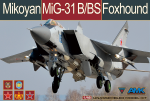 88006 Самолет Mikoyan Mig-31 B/BS Foxhound (AMK) 1/48
