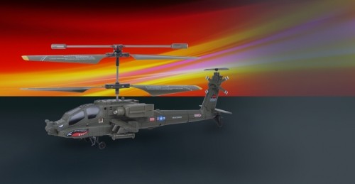 Радиоуправляемый вертолет Syma S109 Apache AH-64 Gyro с гироскопом