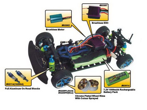Радиоуправляемая модель электро Туринг Xeme PRO Super Motive 4WD масштаба 1:10 2.4Ghz