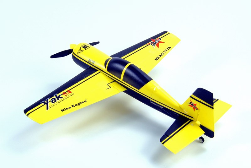 Радиоуправляемая модель электро самолета Nine Eagles YAK-54 2.4GHz RTF (yellow)