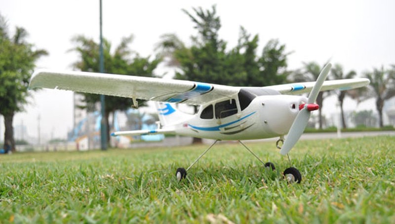 Радиоуправляемая модель электро самолета Easy-Sky Micro Cessna 2.4GHz RTF (синий)