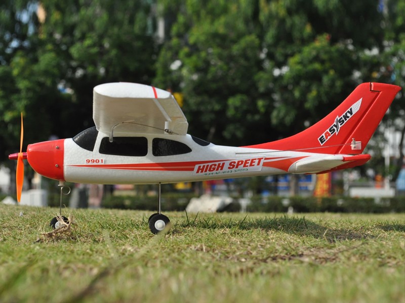 Радиоуправляемая модель электро самолета Easy-Sky Micro Cessna 2.4GHz RTF (красный)