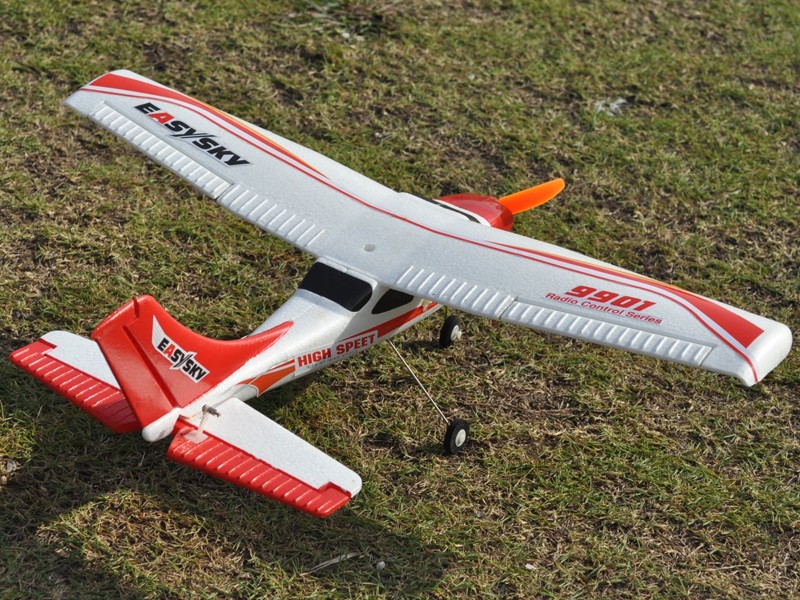 Радиоуправляемая модель электро самолета Easy-Sky Micro Cessna 2.4GHz RTF (красный)