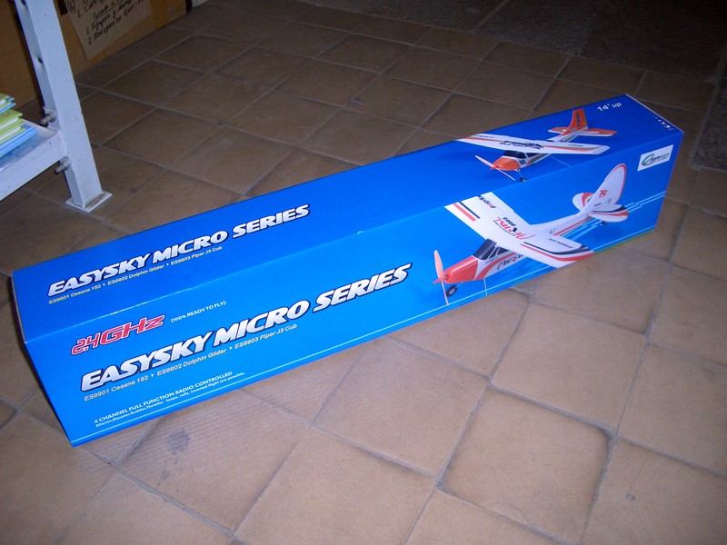 Радиоуправляемая модель электро самолета Easy-Sky Micro Cessna 2.4GHz RTF (оранжевый)
