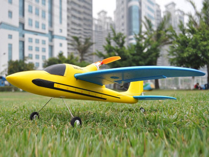 Радиоуправляемая модель электро самолета Easy-Sky Sport Plane 2.4GHz RTF (желтый/синий)