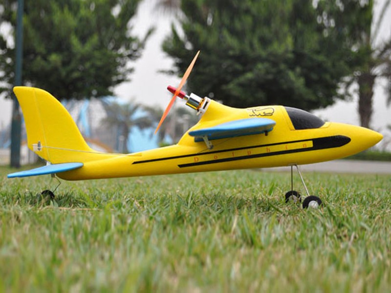 Радиоуправляемая модель электро самолета Easy-Sky Sport Plane 2.4GHz RTF (желтый/синий)
