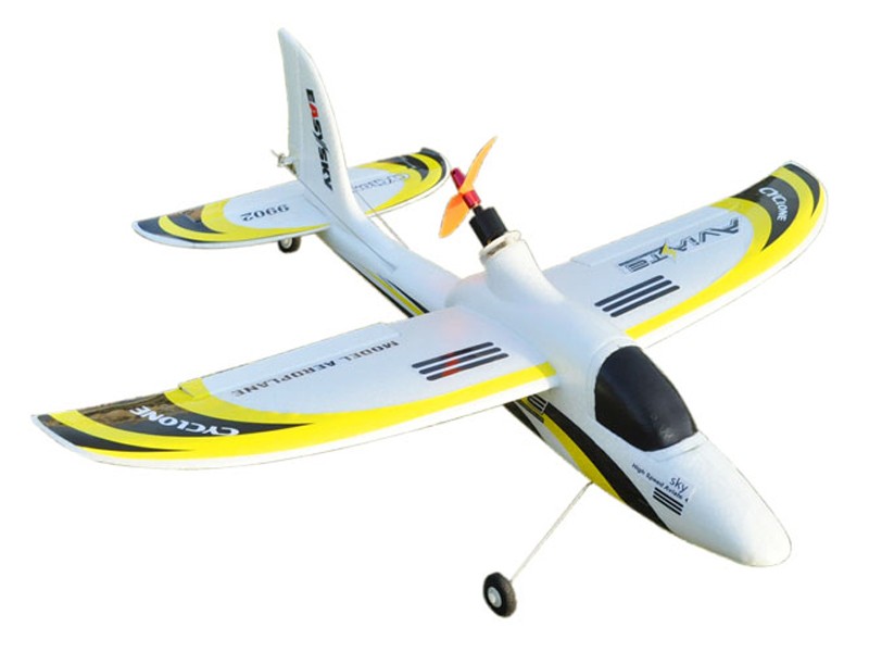 Радиоуправляемая модель электро самолета Easy-Sky Sport Plane 2.4GHz RTF (белый с желтым)