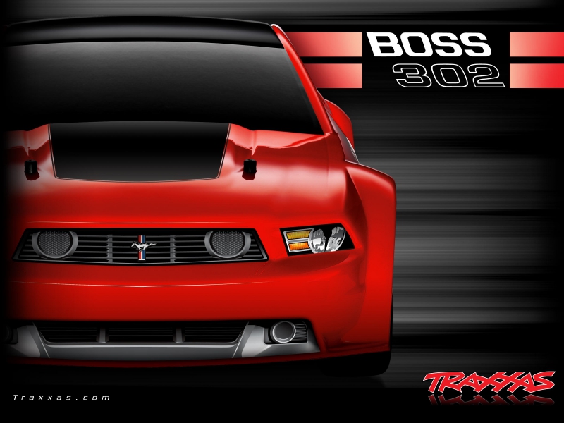 Радиоуправляемая модель электро Туринг Ford Mustang Boss 302 4WD масштаба 1:16