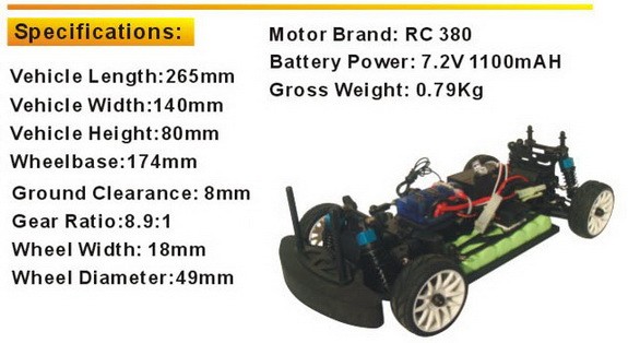 Радиоуправляемая модель электро Туринг Zillionaire 4WD масштаба 1:16 2.4Ghz