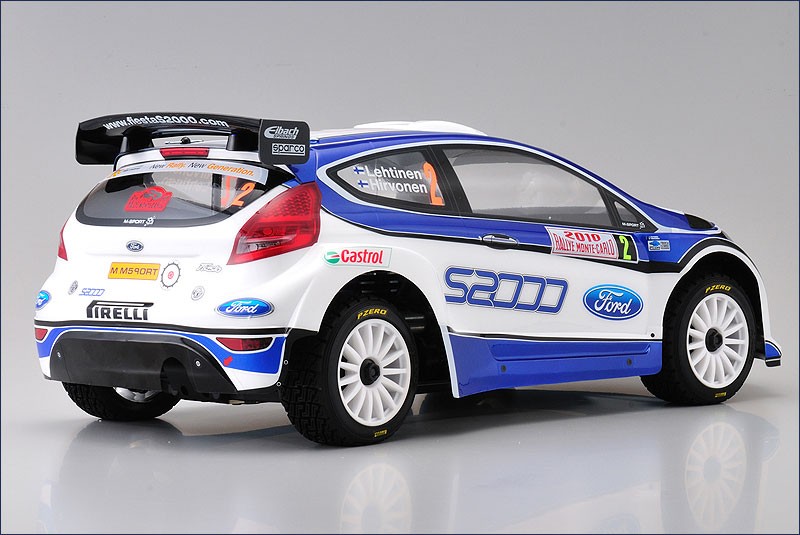 Радиоуправляемая модель электро Kyosho Ford Fiesta WRC 2.4GHz 4WD RTR без АКК и З/У 1:9