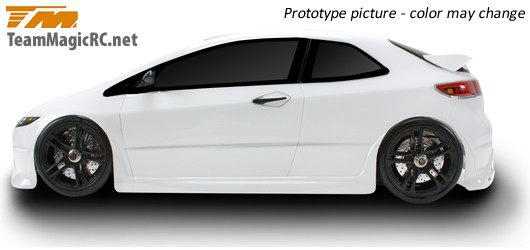 Радиоуправляемая модель Туринг электро E4D Drift RTR 1:10 2.4 Ghz (Honda Civic Type R) Brushless