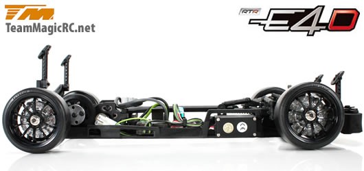 Радиоуправляемая модель Туринг электро E4D Drift RTR 1:10 2.4 Ghz (Honda Civic Type R) Brushless