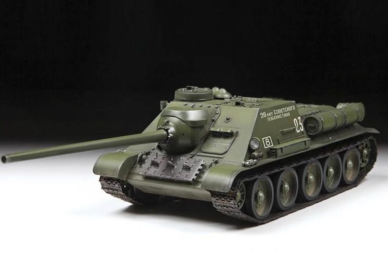Радиоуправляемая модель СУ-100 в масштабе 1/35 (часть внеочередная)